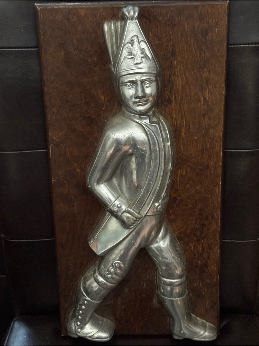 Vintage Hessian Soldier Wall Plaque